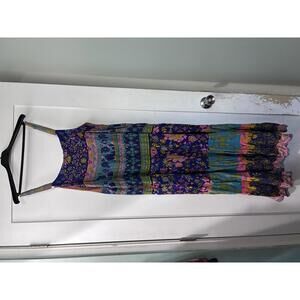 NATURAL LIFE Purple Multicolor Floral Maxi Dress